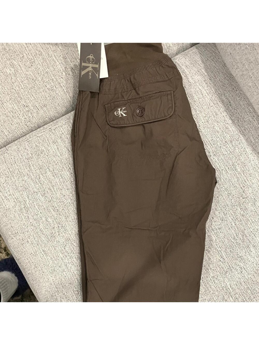 NWT Calvin Klein Cropped Casual Pants with Drawstring #244 - Picture 9 of 13